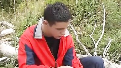 Gay Porn - Big Cocks Cum Shots Oral Near The River