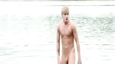 Cumming in Public with Blond Boys! - Bareback Action