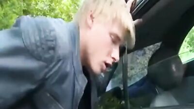 Cumming in Public with Blond Boys! - Bareback Action