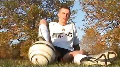 Gay Porn Footballer: Hot and Wild Action on the Field!