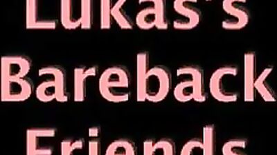 Bareback Action Public Outside Friends