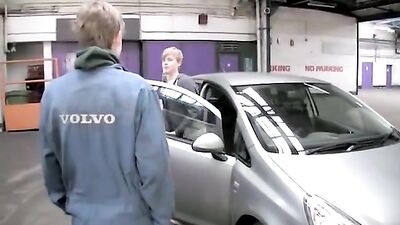 Two Lads in a Car Shop: Gay Porn Adventure!