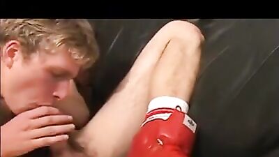 Sneaker Sex (reloaded): Two Sneakerr addicts heat up the sheets with their sexy footwear fetish in this new gay porn video!