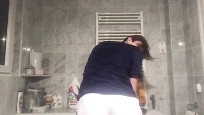 German Muscle Boy Jerks in Athletic Gear!