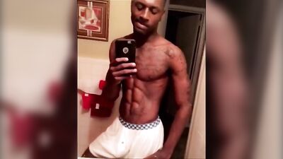 Black Muscle Showdown - ShadMims Big Cock Action Amateur Gay Porn Video