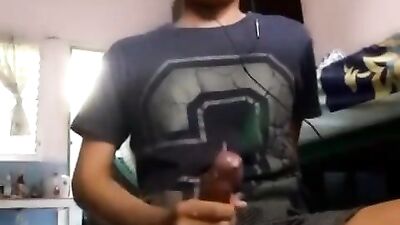 Gay Explosion: Asian Cum Shots Handjob