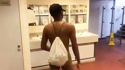 Public Toilet: Cum Shots Outside Voyeur - A Gay Porn Adventure!