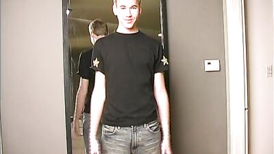 Young Twink Caught Jerking Off by His Hot Photographer Dad!