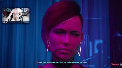Cyberpunk 2077 - Sex Scene with prostitutes - Streamer forgot to turn off his camera -Big Dick Twink