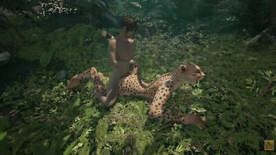 Wild Life / Leopard Playing With Her Prey