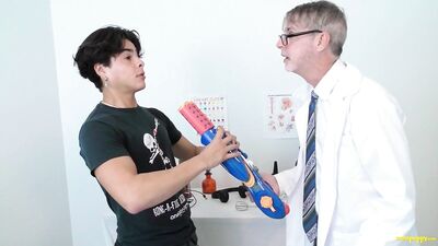 Julian Jaden gets a lesson from Doctor Lennox