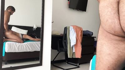 Daddy Bear Creampies Twink in Hotel Room