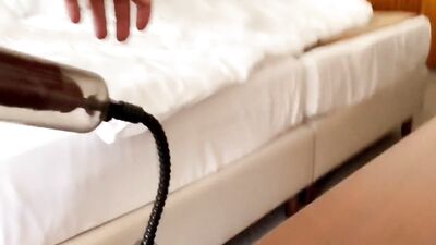 Making dick hard with cock pump