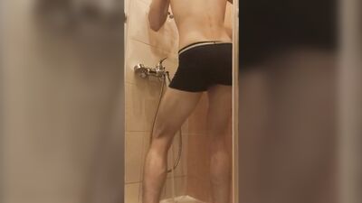 Dancing in the shower