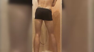 Dancing in the shower