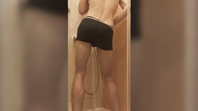 Dancing in the shower