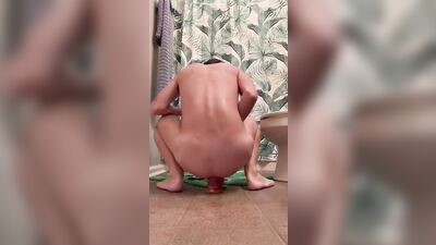 Eager bottom stuffs hole with 9 inch monster dick Sam Ledger