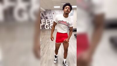 Black Shaquan Jacks his Cock in the Gym - Tagged as Gay Porn and Exercise, this sexy video will leave you Breathless!