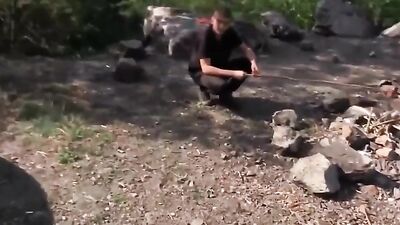 Gay Porn - Outdoor Seduction for Cash!