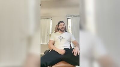 Mechanic Muscle Cum Boys: Straight Jerk-Off Session