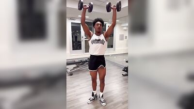 Blackies Cockjacking Spree: Muscle Tyrese Strokes his Black Beast to a Cum