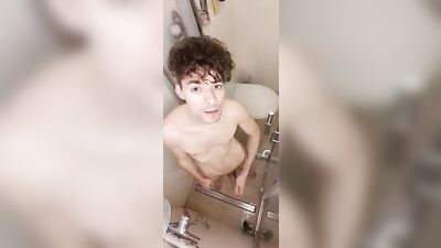 Showering Alone - Hardcore Cumshot for Gay Porn Lovers!