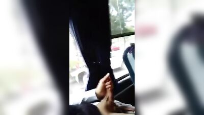 Exposed Amateur Cumshots on Bus Seat: Twinks Orgasmic Outburst!
