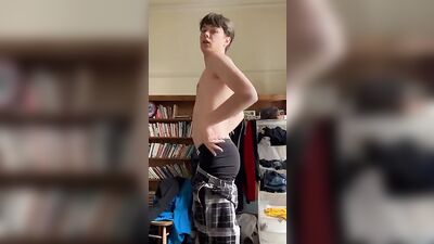 Jessies Sexual Escapades: Stripping for Diesel Underwear in Bedroom!