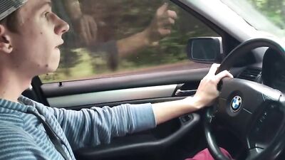 Road Trip N Jerk - Little Chris Takes Control Behind The Wheels!