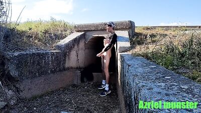 Hardcore Public Jerk Off: Roadside Risks Revealed