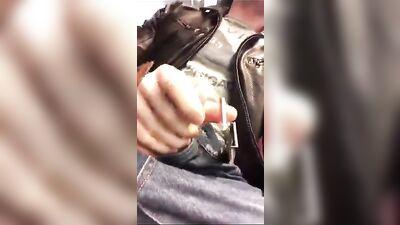Gay Porn Twink Cumshot on Train OR Subway Slurp! Gay Twink Public Cum