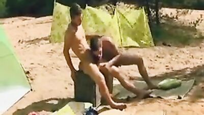 Camping Fuck Fest - Two Horny Guys in Action-Packed Gay Porn!