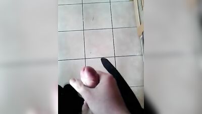 Gay Porn Twink Cumshot in Family Kitchen! ======================================