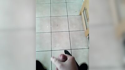 Gay Porn Twink Cumshot in Family Kitchen! ======================================