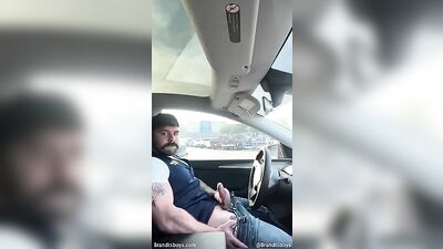 Walmart Daddy JO - Amature Cum Shots Public Outside Solo self facial cum shooter at work car jo public