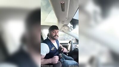 Walmart Daddy JO - Amature Cum Shots Public Outside Solo self facial cum shooter at work car jo public