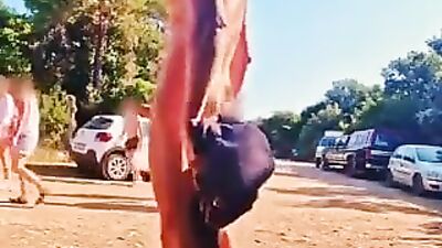 Gift Caught Masturbating in Public - Risky Jerk Off Adventure