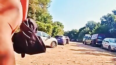 Gift Caught Masturbating in Public - Risky Jerk Off Adventure