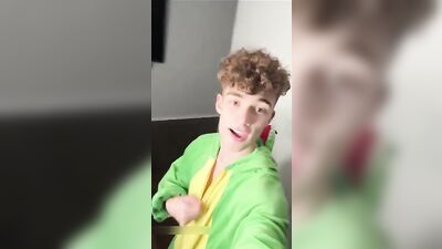 Young Romeo: Web Cam Cum Shot Solo