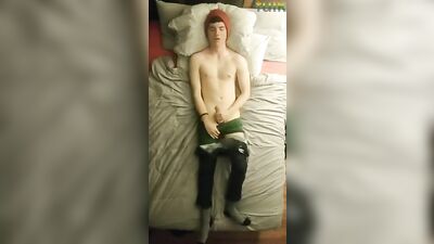 Red Hot Cap Twink Web Cam - Sexy Solo Boys Self-Pleasure