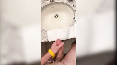 Pumping Redheads: Cum into the Sink - Jacking Gay Porn Video