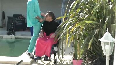 Caught Sucking The Doctor - Big Cock Amateur Oral Fun