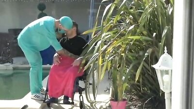 Caught Sucking The Doctor - Big Cock Amateur Oral Fun