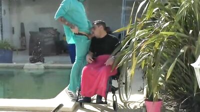 Caught Sucking The Doctor - Big Cock Amateur Oral Fun