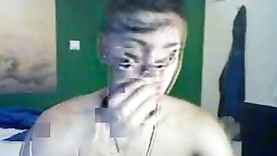 19-Year-Old Masturbates and Shows Ass on Camera in Black Underpants Gay Porn