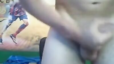 19-Year-Old Masturbates and Shows Ass on Camera in Black Underpants Gay Porn