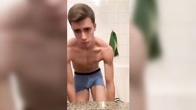 Gap twink posing