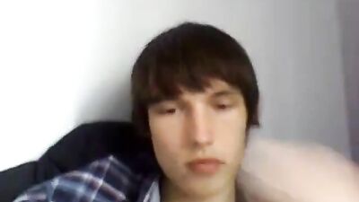 Webcam boy in a flannie