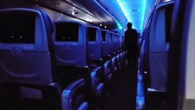 Airplane Boner Buddies: Blonde Twinks Uncut Cock Explosion!