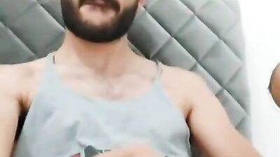 Shameless Blazing Arabian Solo Handjob Action - Cum Shots